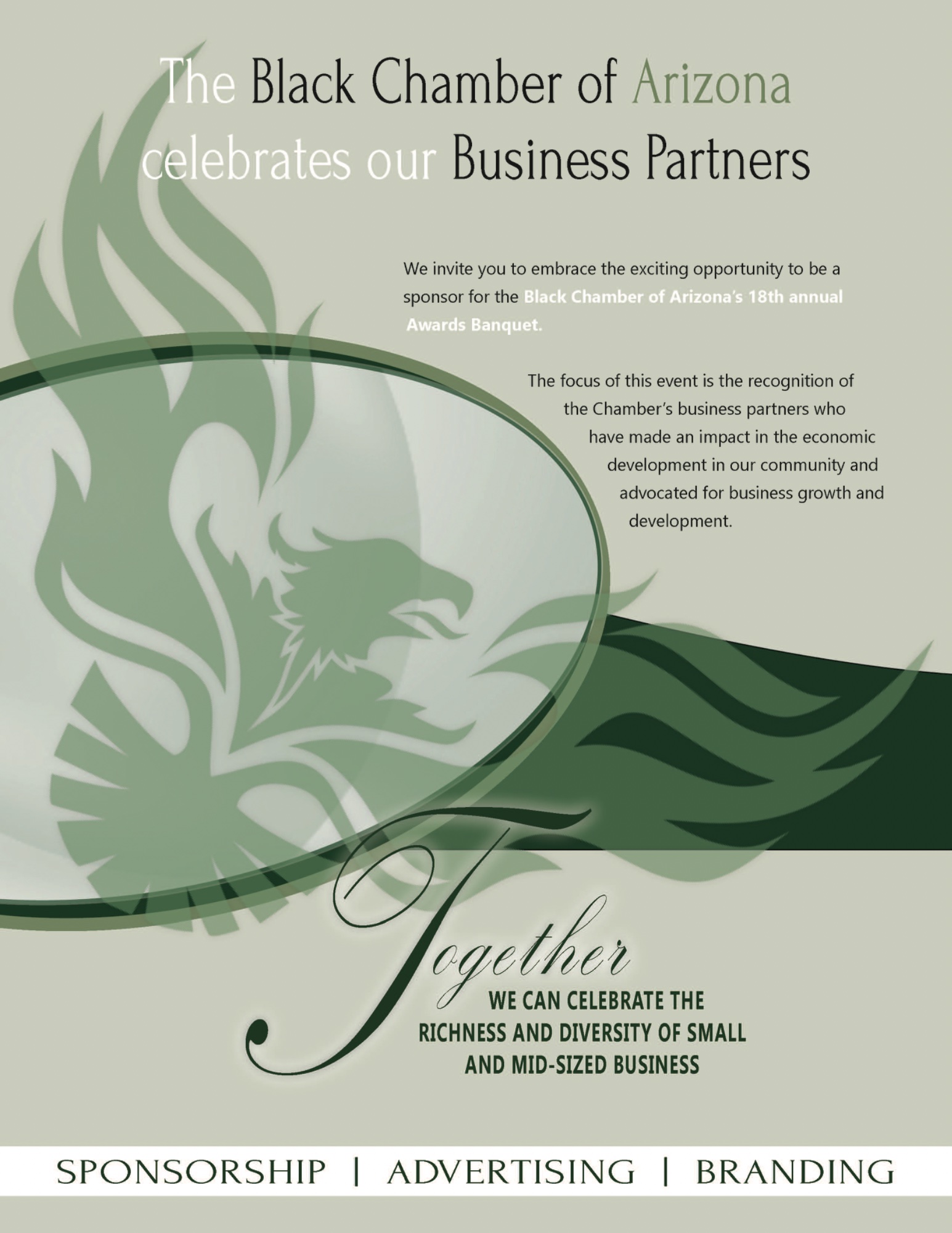 Black Chamber sponsorship package cover