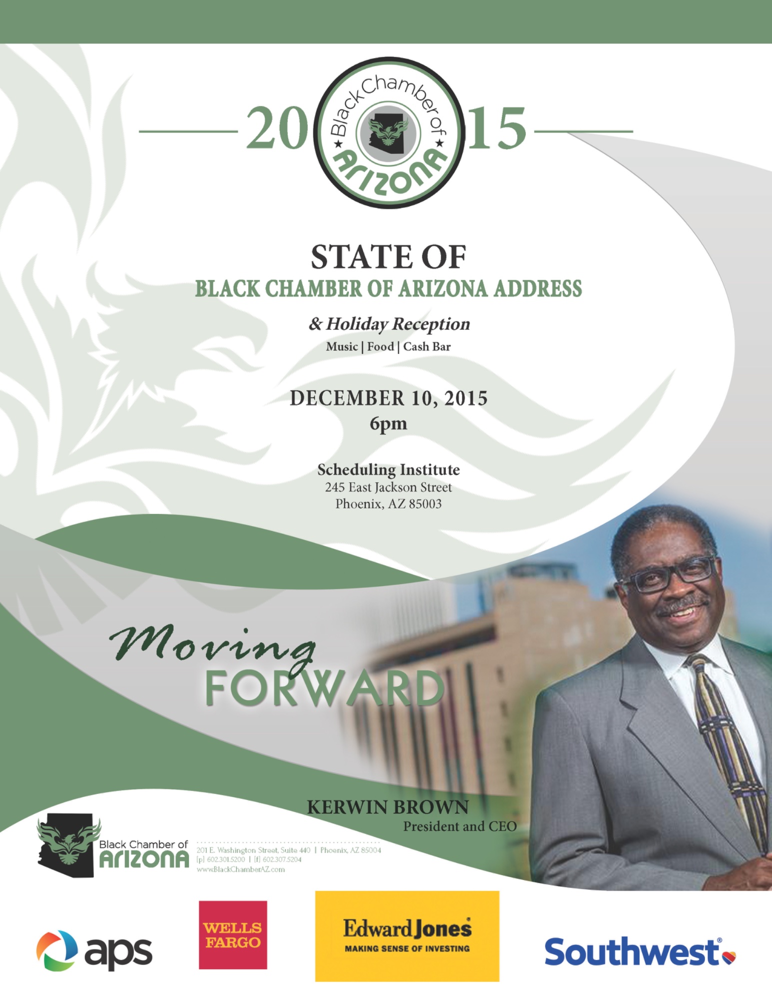 Black Chamber State of Address flyer
